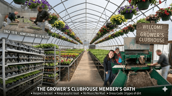 Grower’s Green house inside